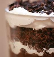 White Chocolate Brownie Trifle